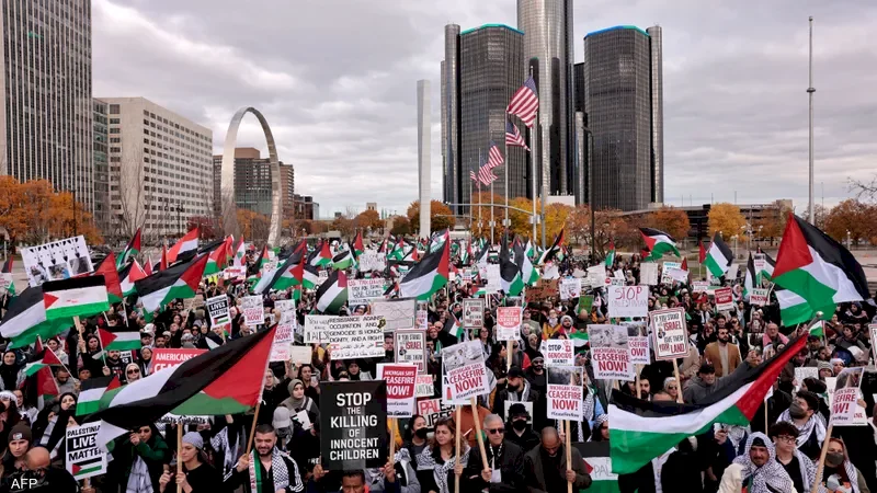 تظاهرات في مدن وعواصم عالمية منددة بالعدوان على قطاع غزة
