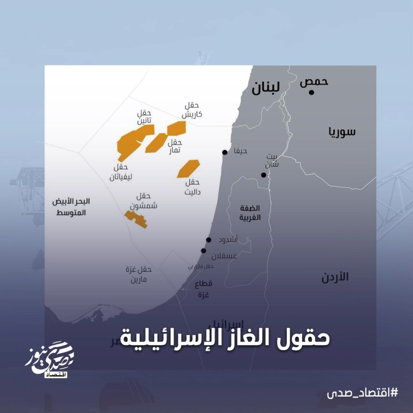 ارتفاع صادرات الغاز الإسرائيلي إلى مصر والأردن بـ25% خلال 2023