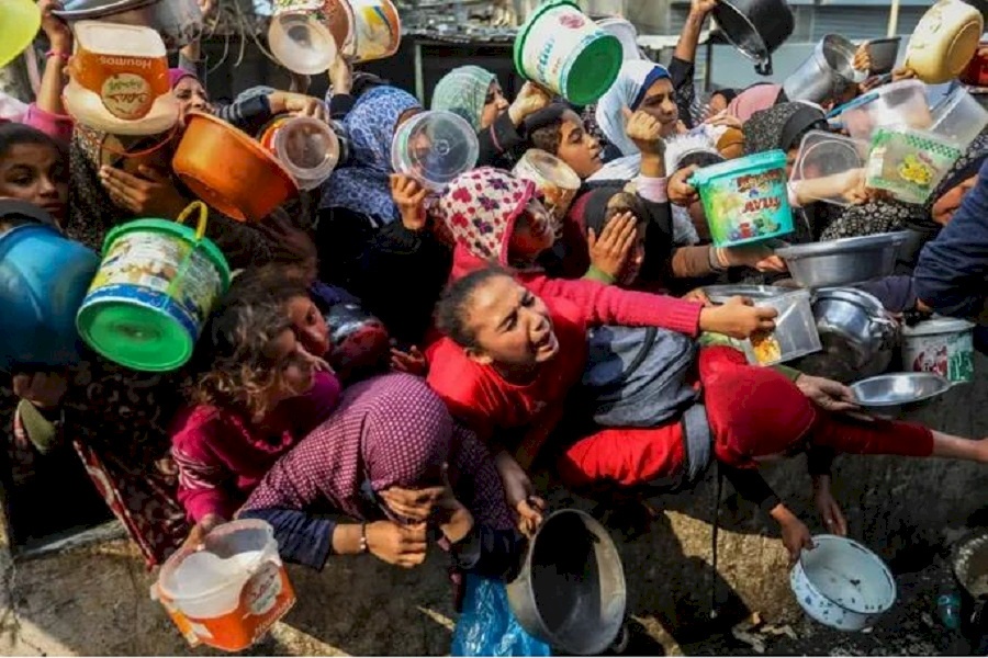الأمم المتحدة تحذّر من وضع غذائي "كارثي" ومن مجاعة "وشيكة" في غزة