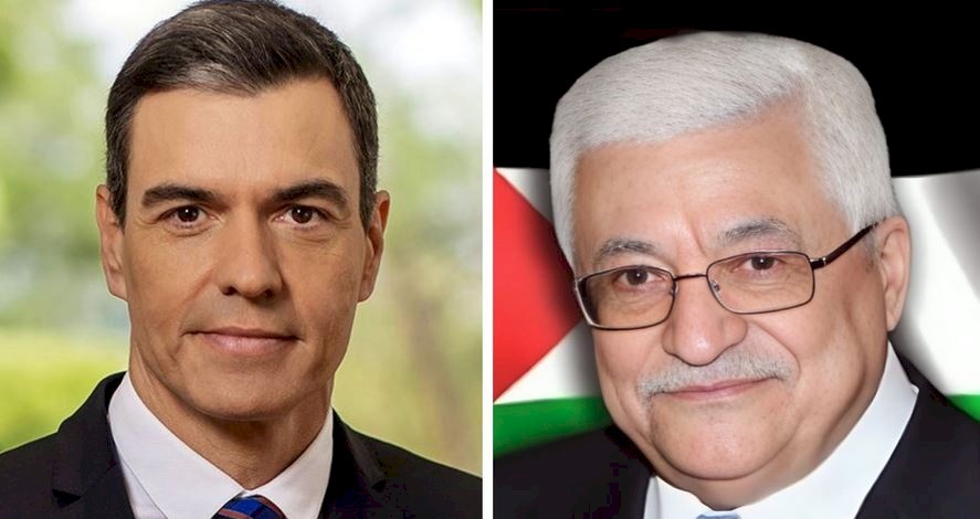 اتصال هاتفي بين الرئيس عباس ورئيس الوزراء الإسباني يتناول تطورات الوضع الفلسطيني