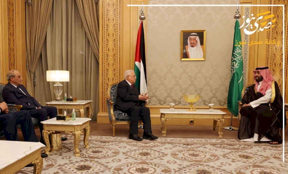 الرئيس يجتمع مع ولي العهد السعودي ويبحثان عدة قضايا منها الأزمة المالية للسلطة