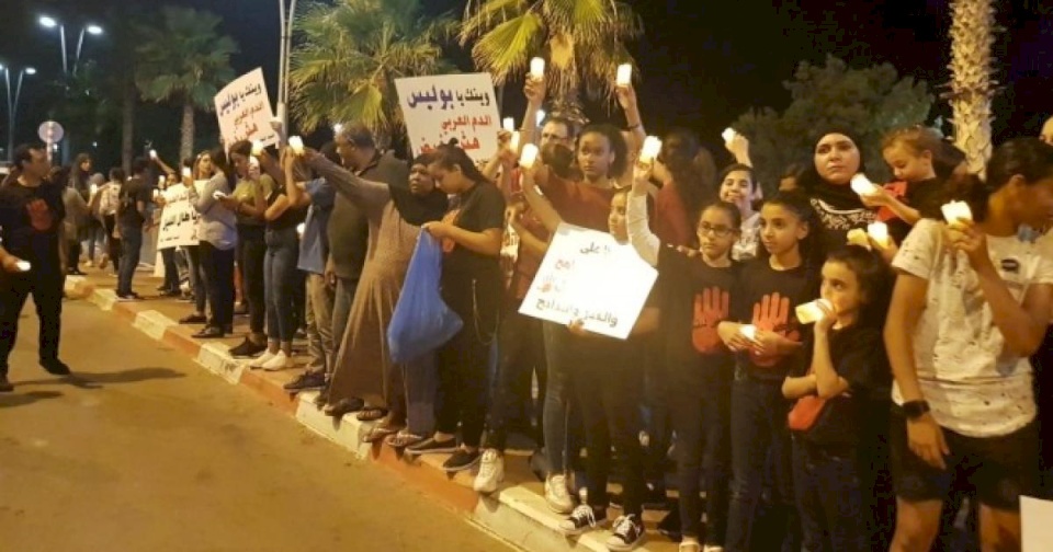 مسيرات في كفر كنا رفضاً "للعنف" الذي تشهده البلاد