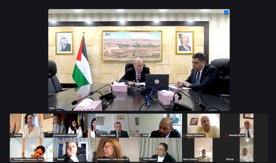 مصطفى يوجه سفراء فلسطين لدى أمريكا اللاتينية والكاريبي بتكثيف الاتصالات لوقف عدوان الاحتلال
