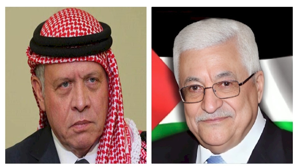 الرئيس عباس لملك الأردن: من يحاول استهداف الأردن يستهدف فلسطين ويضعفها