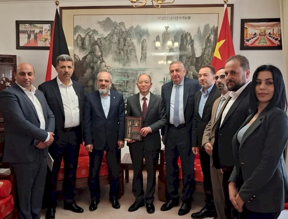 جمعية رجال الأعمال الفلسطينيين- القدس تبحث مع سفير جمهورية الصين الشعبة سبل تعزيز العلاقات الاقتصادية المشتركة