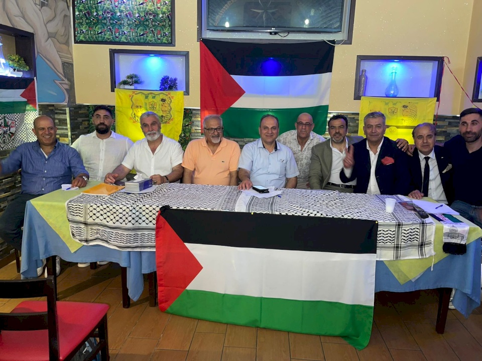 فتح تُعلن نتائج مؤتمر إقليم إيطاليا وانتخاب قيادة جديدة بالإجماع