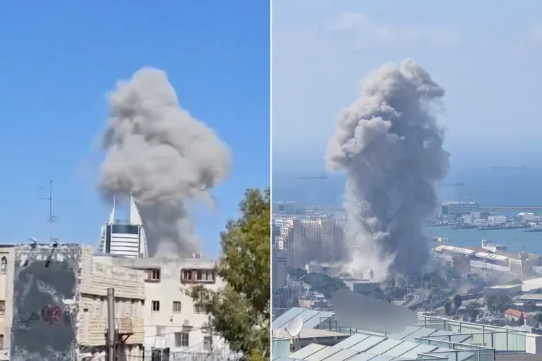 فيديو: إيران تقصف إسرائيل من الشمال إلى الجنوب وإصابات خطيرة في حيفا