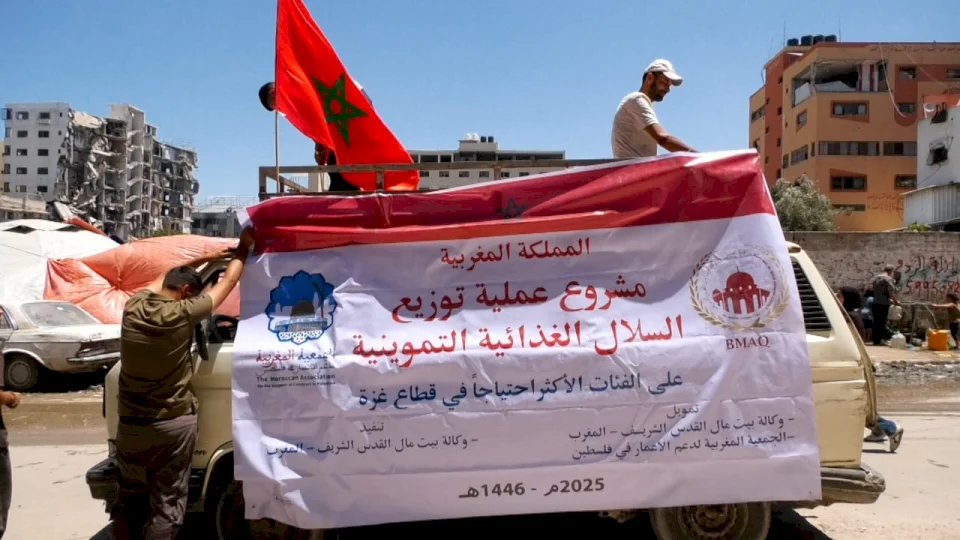 وكالة بيت مال القدس الشريف تنفذ المرحلة الثانية من حملة الإغاثة الإنسانية للنازحين في مدينة غزة