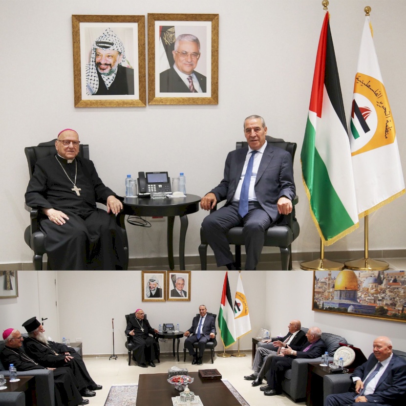 الشيخ يستقبل وفدًا من رجال الدين المسيحيين من القدس لبحث تداعيات العدوان على المقدسات الدينية