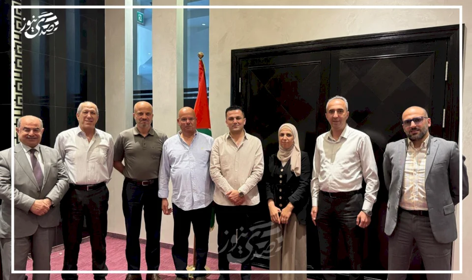 Alliance "des médias économiques" rencontre l'homme d'affaires Nassar Nassar, président de l'Union générale des industries palestiniennes