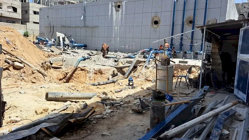 بلدية غزة: استمرار انقطاع خط مياه "ميكروت" وتفاقم أزمة العطش في المدينة