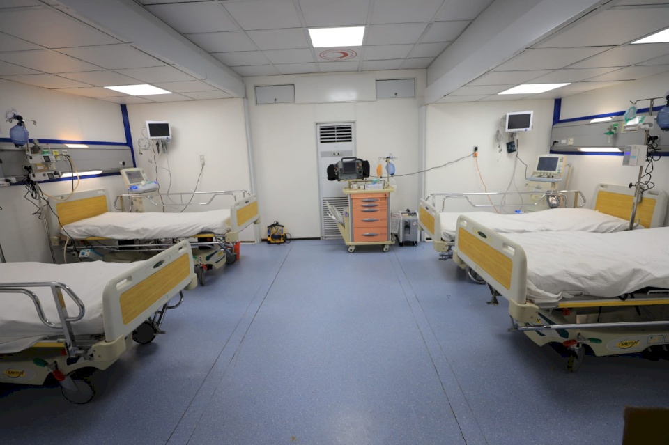 Mise en service de l'unité de soins intensifs de l'hôpital de Al-Mawasi affilié au Croissant-Rouge palestinien
