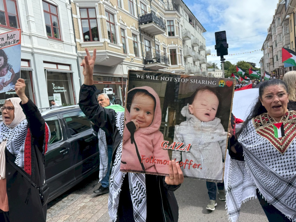 Helsingborg célèbre la Journée mondiale de solidarité avec Gaza et les prisonniers dans les prisons de l'occupation