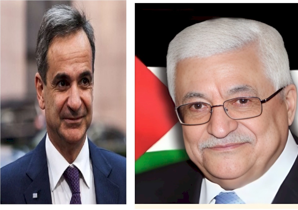 الرئيس يتلقى اتصالا هاتفيا من رئيس الوزراء اليوناني