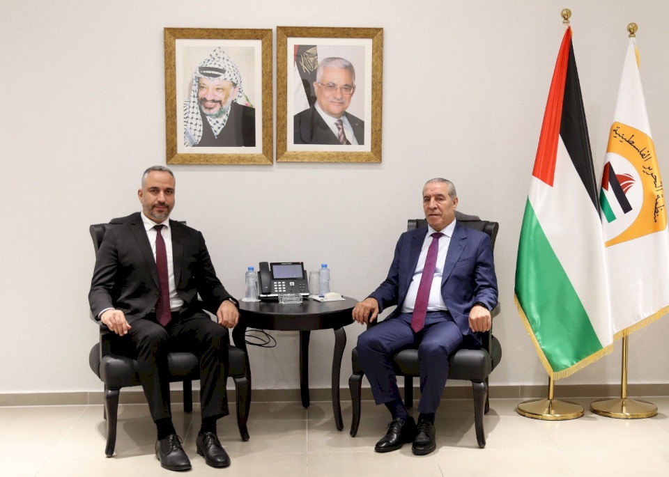 الشيخ يلتقي رئيس بلدية بيت لحم ويؤكد أهمية حماية المكونات الدينية والسياحية للمدينة