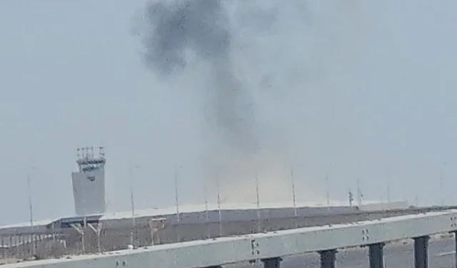 Video: Houthi Drone Hits Ramon Airport Near Eilat
