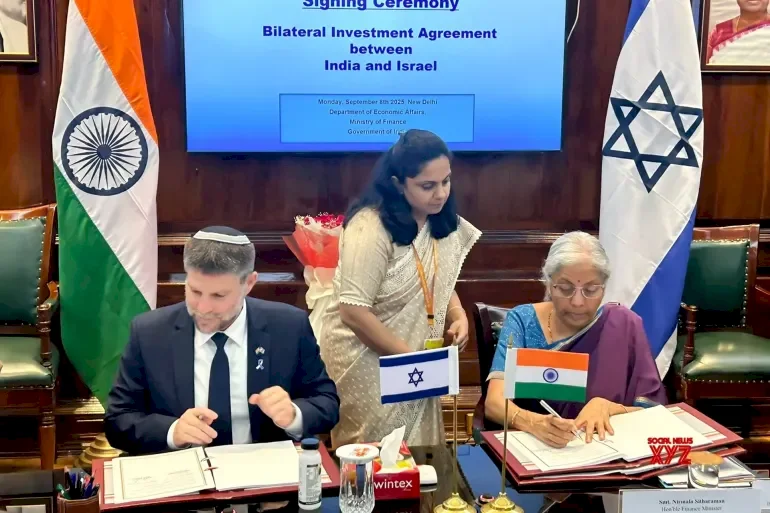Israël et Inde signent un accord pour renforcer l'investissement mutuel