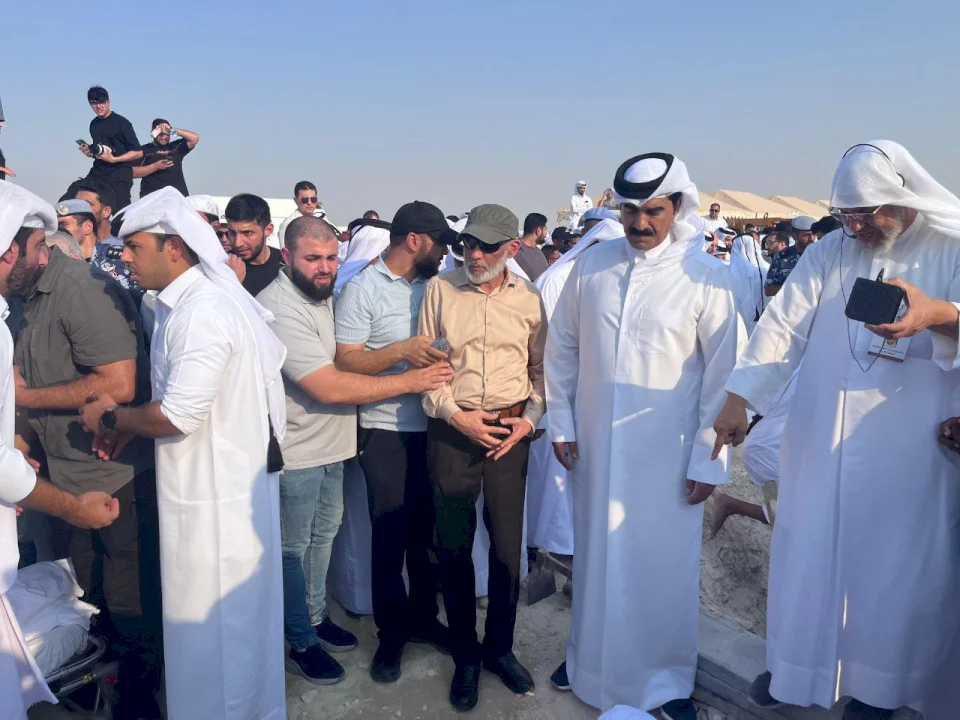 Qatar: Funeral for Martyrs of the Israeli Attack Attended by Sheikh Tamim bin Hamad and Hamas Leaders