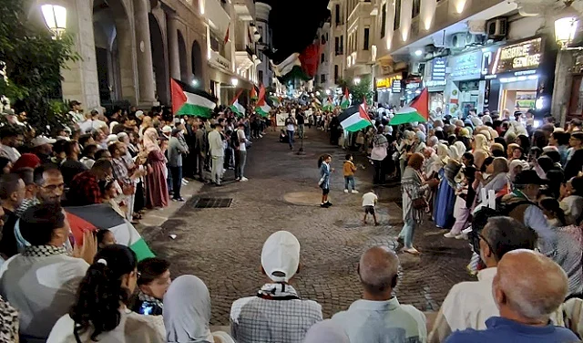 Deux manifestations au Maroc en soutien à la flottille de la résistance et contre l'extermination de Gaza