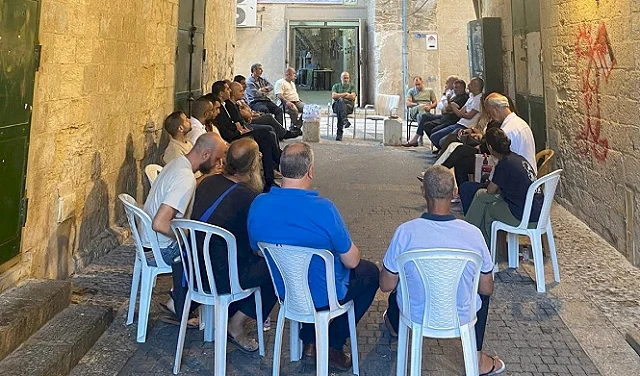 Nazareth: A preparatory meeting was held to establish a popular committee to represent the residents before the appointed committee