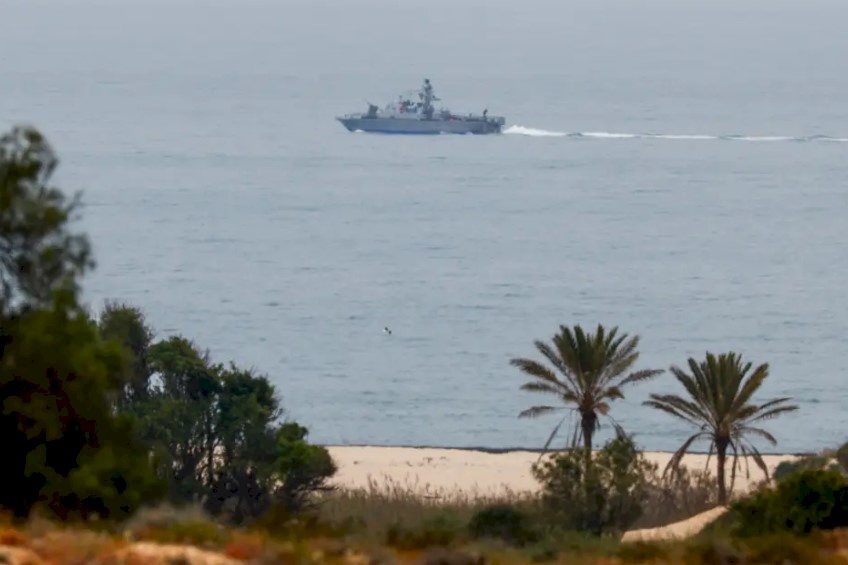 מעריב: מטוס קרב ישראלי כמעט הפציץ סירת מלחמה מול חופי עזה