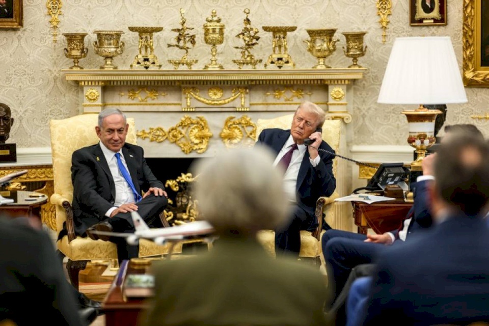 טראמפ מקבל את נתניהו לקראת עסקה אפשרית לגבי עזה