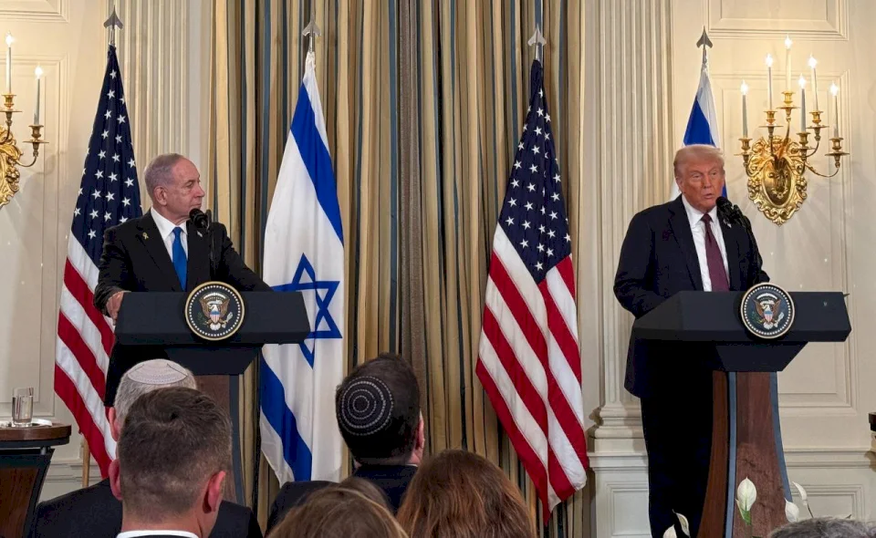 פרטים על התוכנית.. טראמפ ונתניהו מכריזים על התוכנית שלהם לגבי עזה ומאיימים על חמאס אם תסרב