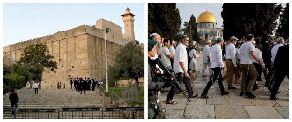 "Awqaf": The occupation stormed Al-Aqsa 26 times and prevented the call to prayer at the Ibrahimi Mosque 92 times last month