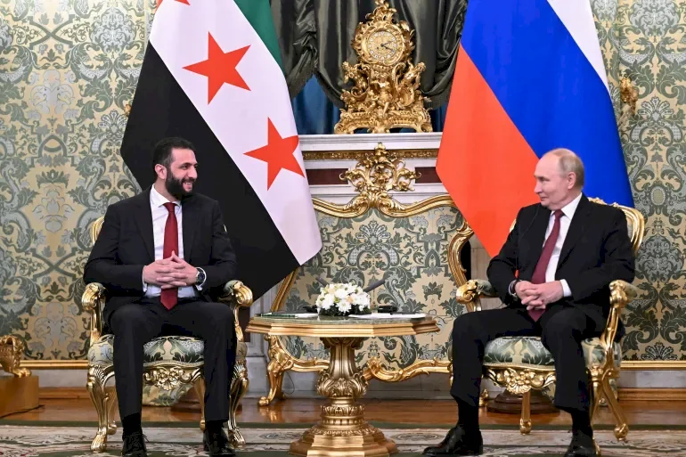 الشرع يجري مباحثات مع بوتين في الكرملين