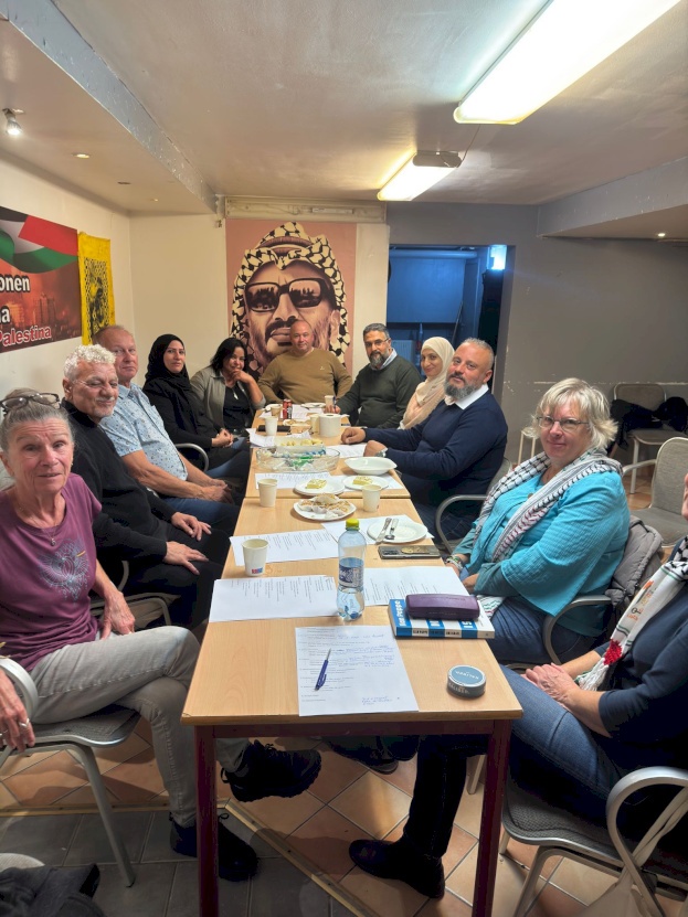 קבוצת חברי פלסטין בשוודיה מקיימת מפגש לחיזוק הפעולה הפלסטינית באירופה