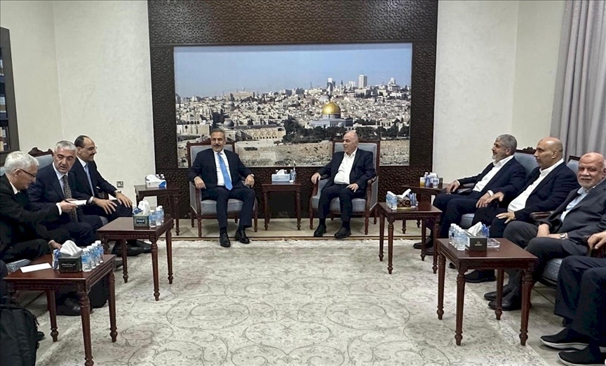 Fidan et Kalin rencontrent la direction du Hamas à Doha