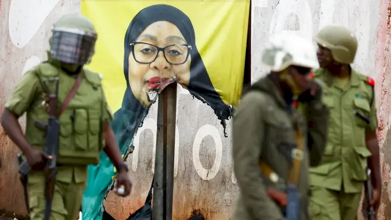 נשיאת טנזניה זוכה בבחירות לנשיאות עם 98% מהקולות