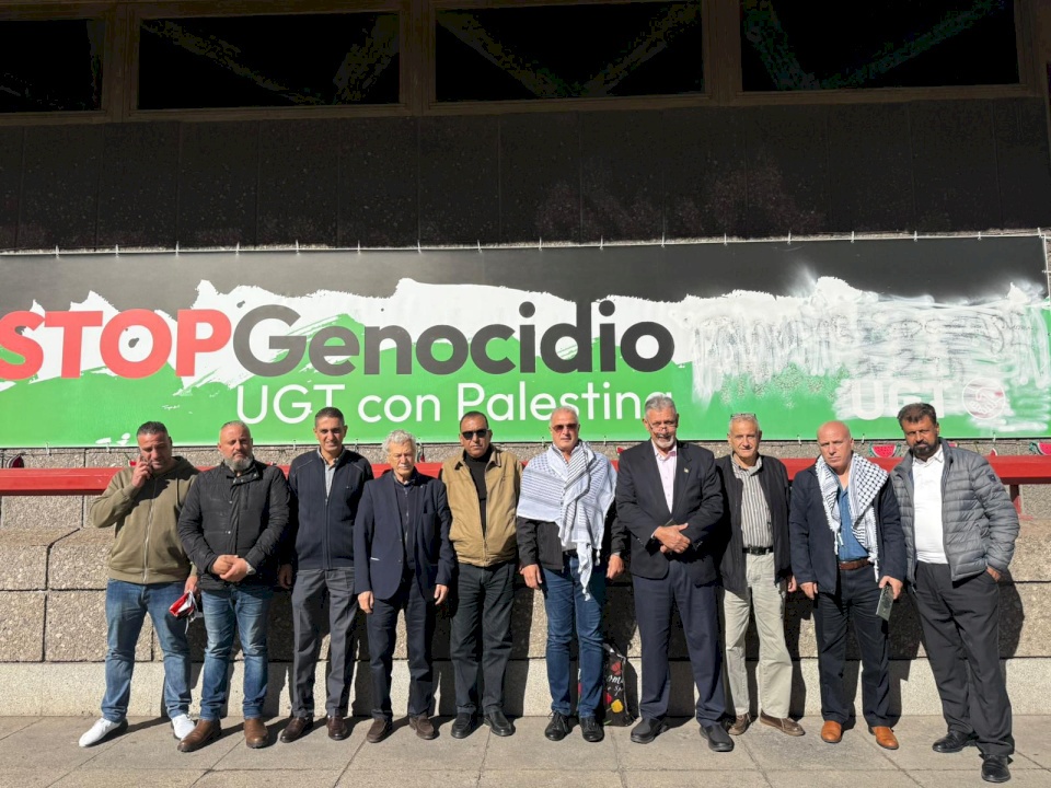 Les sections extérieures du mouvement "Fatah" et la Commission des affaires des prisonniers rendent hommage aux syndicats espagnols en reconnaissance de leur soutien à la Palestine