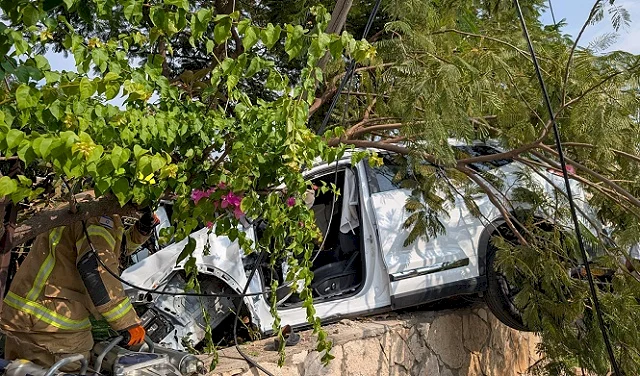 מוות של אישה מבוגרת בתאונת דרכים עצמית במושב ג'ת