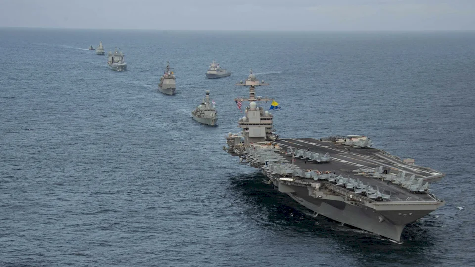 US Aircraft Carrier Ignites Tensions in the Caribbean.. Venezuela Mobilizes 200,000 Soldiers and Vows to Respond