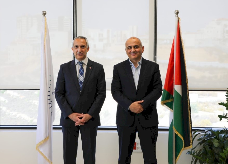 Le président de l'Autorité des marchés de capitaux rencontre l'ambassadeur turc en Palestine
