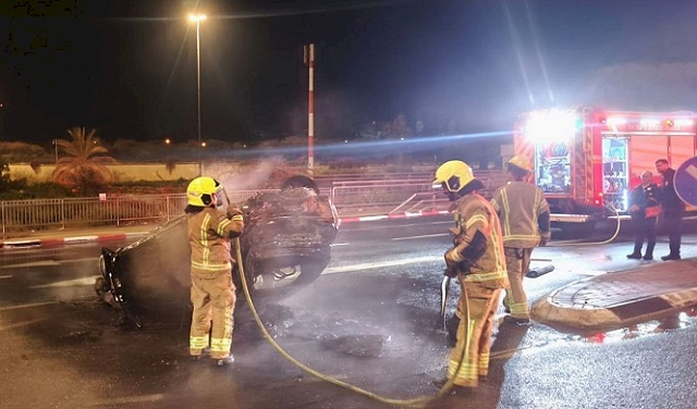 Young Man Dies After His Vehicle Overturns Near the Southern Entrance of Ramla