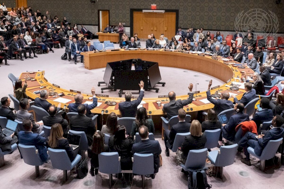 UN Security Council Adopts US Draft Resolution on Gaza