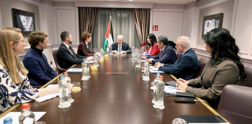 Mustafa Discusses With Several Foreign Ministers and European Officials Efforts to Stabilize the Ceasefire in the Gaza Strip