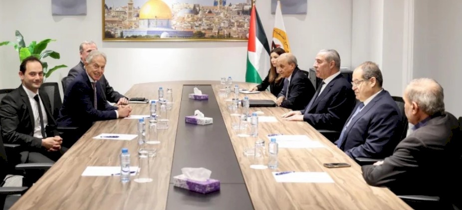 الشيخ يناقش مع بلير آخر التطورات المتعلقة بمرحلة اليوم التالي بعد قرار مجلس الأمن 