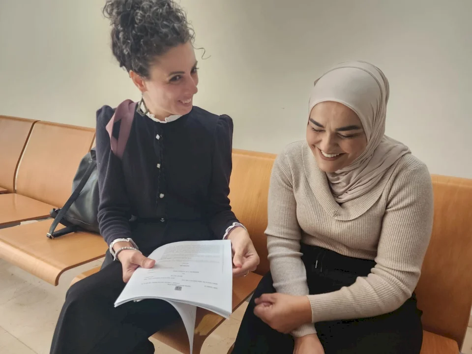 Judgment Against Yasmeen Qaddoura from the Village of Nahf in the Occupied Interior for "Community Service"