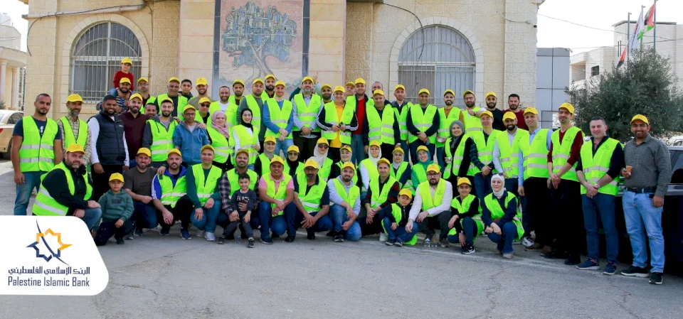 הבנק האסלאמי הפלסטיני מבצע פעילות התנדבותית בביתון בשיתוף פעולה עם העירייה