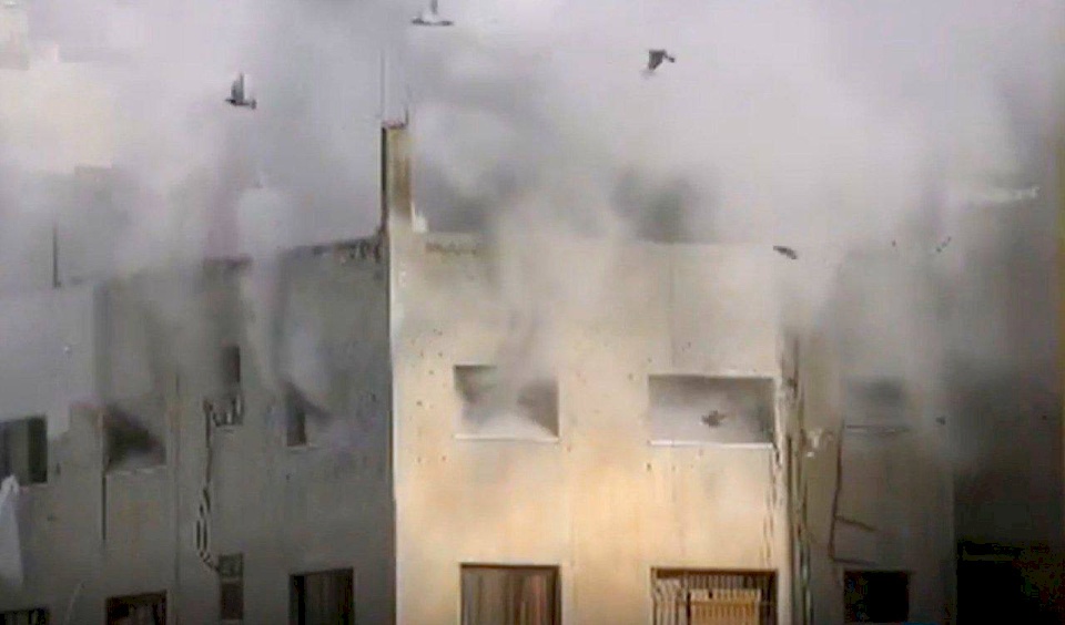 Occupation Army Blows Up House of Prisoner West of Nablus (Video)