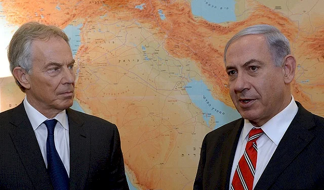דוח: נתניהו ניהל שיחות עם טוני בלייר לגבי עתיד עזה