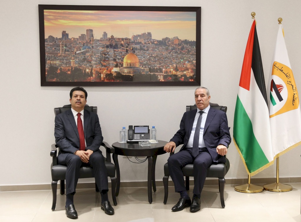 שייח' נפגש עם השגריר הטוניסאי בפלסטין ומדברים על ההתפתחויות בגזרה בעזה ובגדה המערבית