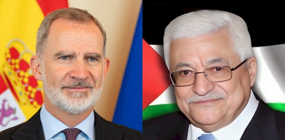 الرئيس عباس يلتقي ملك إسبانيا لبحث دعم فلسطين