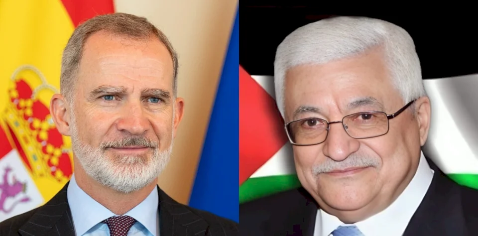الرئيس عباس يلتقي ملك إسبانيا لبحث دعم فلسطين
