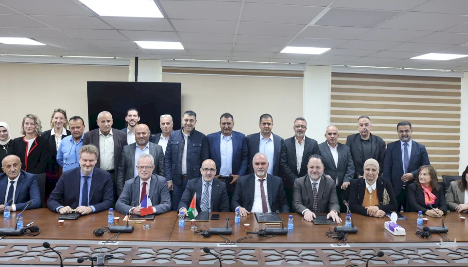 Palestine and France Sign Two Support Agreements for Projects to Reform the Water Sector West of Jenin Worth 20 Million Euros