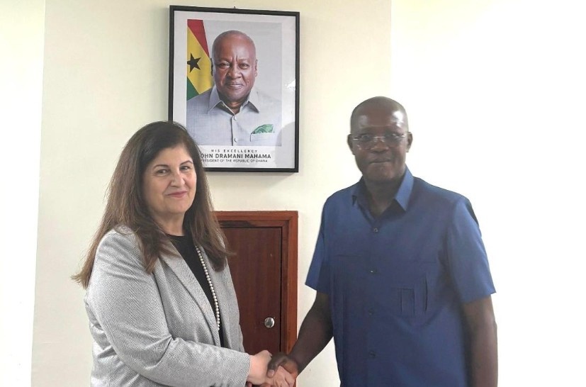 שרת החוץ שאהין פגשה את סגן יושב ראש הפרלמנט הגנאי