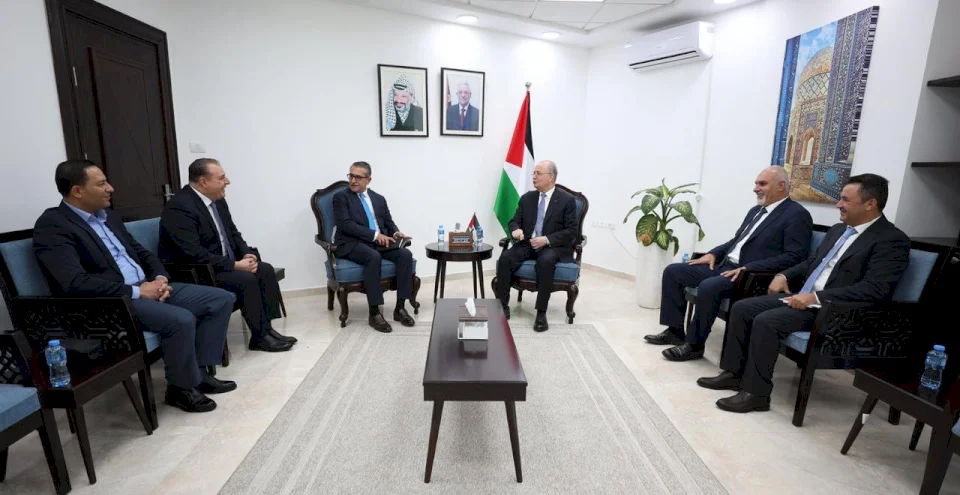 Au cours de la rencontre avec son directeur.. Mustafa : La société jordano-palestinienne de marketing agricole est un modèle opérationnel